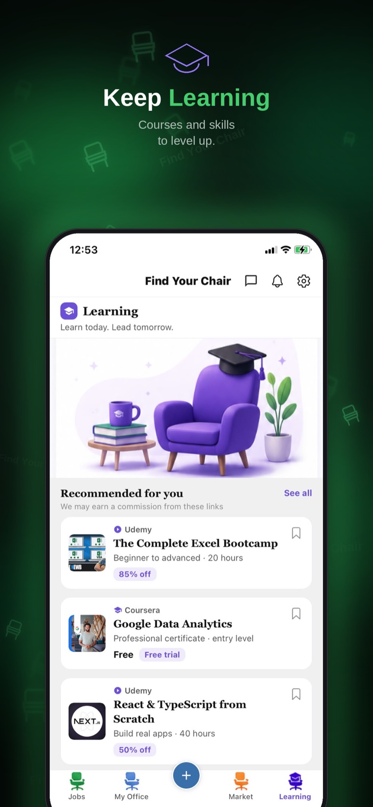 Find Your Chair — Learning